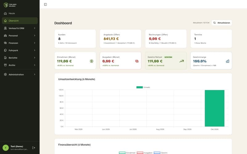 Toni & Janis, application de gestion